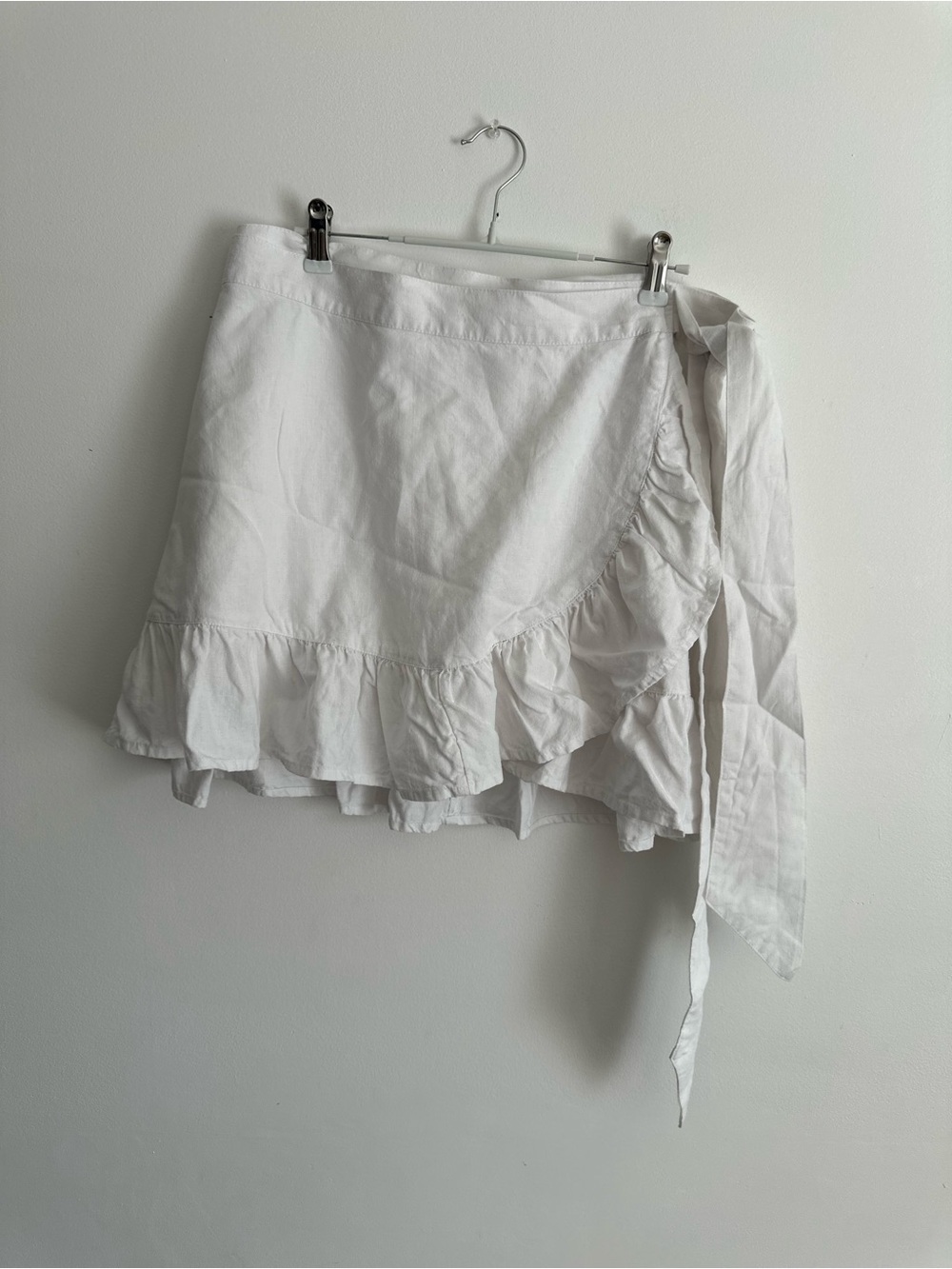 Aerie Ruffle Wrap Mini Skirt